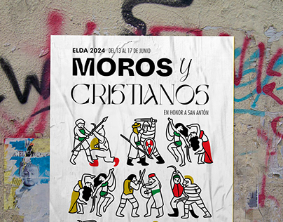 Poster design - Moros y Cristianos