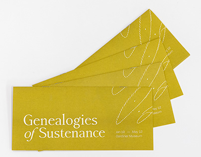 "Genealogies of Sustenance" Exhibition Pamphlet
