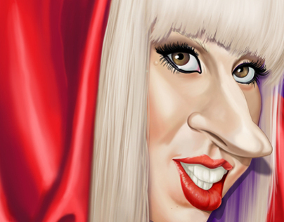 Lady Gaga Caricature !