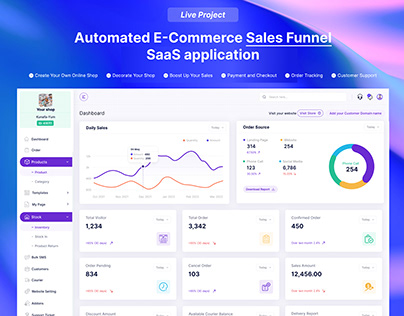 SaaS E-Commerce Website