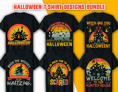 Halloween t shirt design template vector