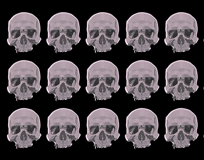 Dizzy Skull | Digital Illustration