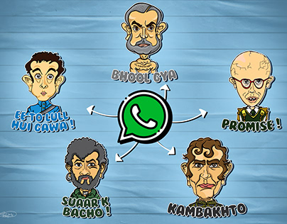 WhatsApp Stickers on Behance