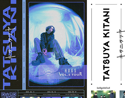 Tatsuya Kitani - Hugs Vol.5 Tour Poster Design