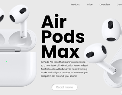 Apple Airpods (Headphones) UI design