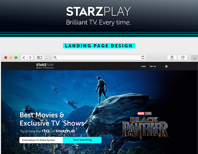 STARZPLAY Landing Page