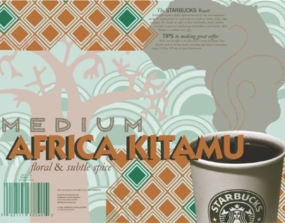 Starbucks Africa Kitamu Coffee Poster Project