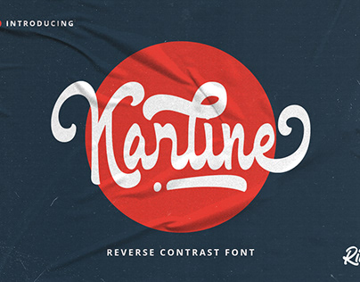 Karline Reverse Contrast Font