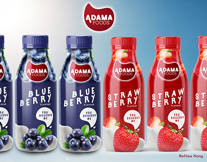 Adama Foods product package design