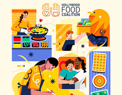 Hollywood Food Coalition Illustration