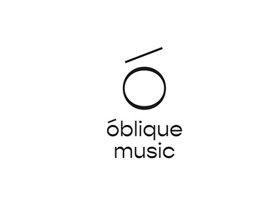 Oblique music - identité de marque
