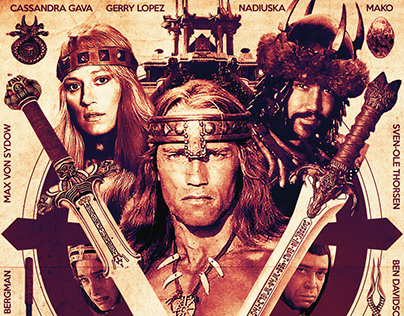 My Alternative Poster design for Conan the Barbarian