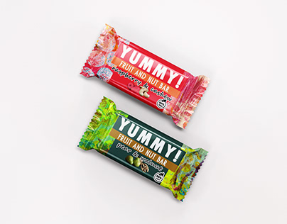 Fruit and Nut Bar Packaging Design