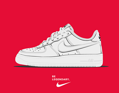 Illustration Nike airforce 1 - Iconic sneaker
