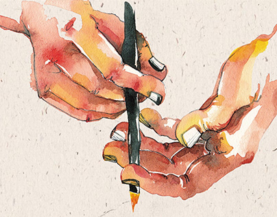 Writing is Healing | Editorial Illustrations