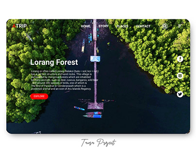 Landing page - Lorang Forest