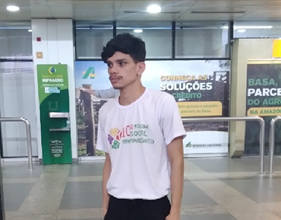 Receptivo de turistas no aeroporto de Belém