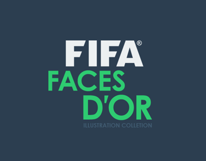 FACES D'OR | Footballers Illustration Collection