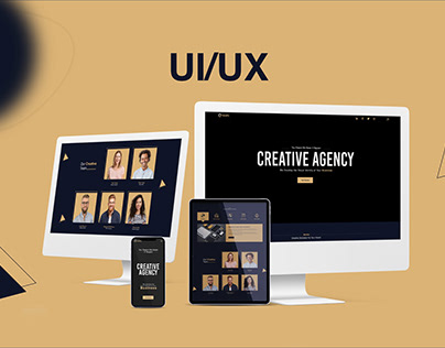 Advertising Agency Website UI/UX Design