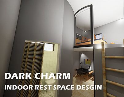 Indoor Rest Space Design-DARK CHARM