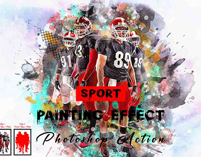 Sport Painting Effect Photoshop Action
