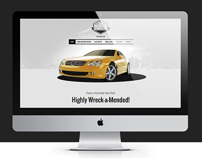 Mineola Paint and Body (Website Design)