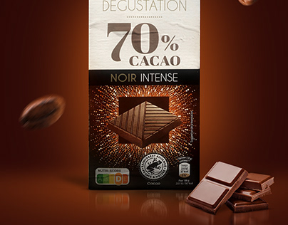 Tablette de chocolat 70% de caco