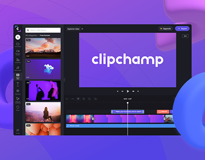 Project thumbnail - Clipchamp explicación