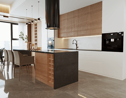 Interior Design , kitchen &dining roon