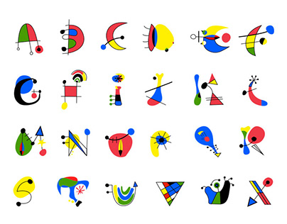 Miro Typeface - School Project 2012