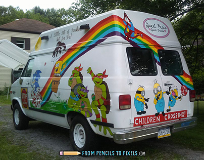 Ice Cream Truck Paintwork