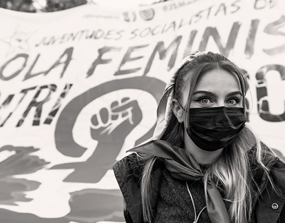 March 8 Feminist. Madrid Spain 2022