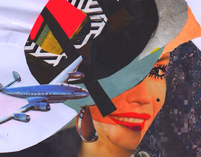 Retro Flight // Analog Collage