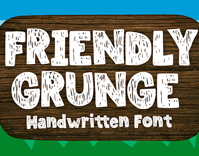 Friendly Grunge Font