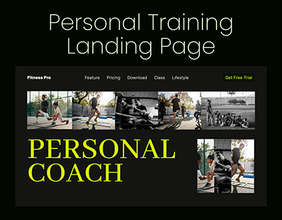 Personal Coach Landing Page