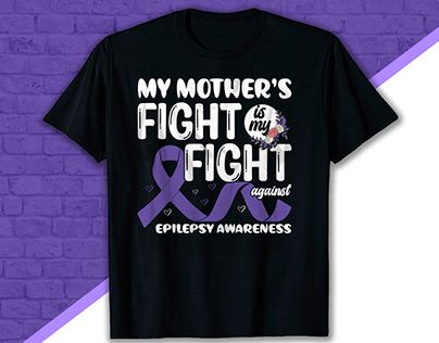 Alzheimer's awareness T-shirt Design.