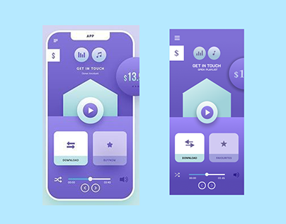 Imitating UI design layouts of mobile aps