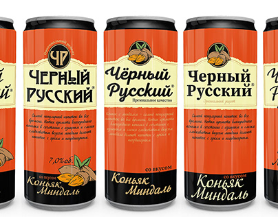 Напиток Черный Русский со вкусом Коньяк-Миндаль