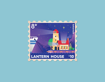 Lantern House postage stamp