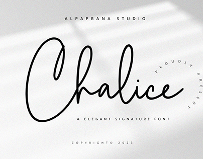 Chalice - Signature Font