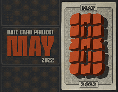 May 2022 Date Cards