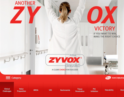 Pfizer Zyvox - iPad App Design
