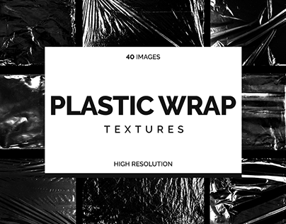 40 Plastic Wrap Textures + Freebie