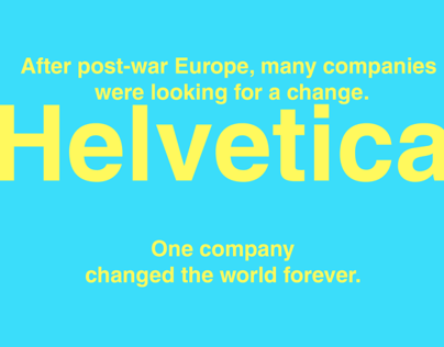 Helvetica Tribute Designs