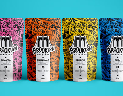 ILLUSTRATED COFFEE PACKAGING AND BRANDING