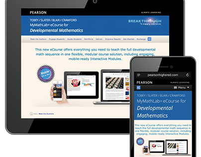 Tobey Mobile eCourse responsive product site
