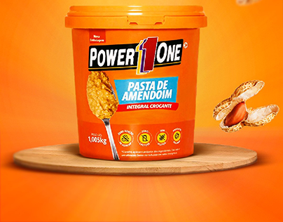 Power One - Pasta de amendoim - Design