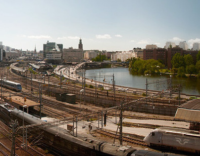 Barnhusbron - central Stockholm view