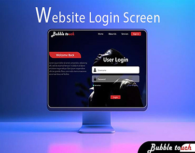 USER LOGIN | Website Landing Page
