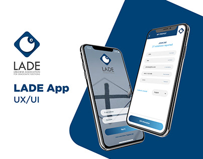 LADE App UI/UX - 2018
